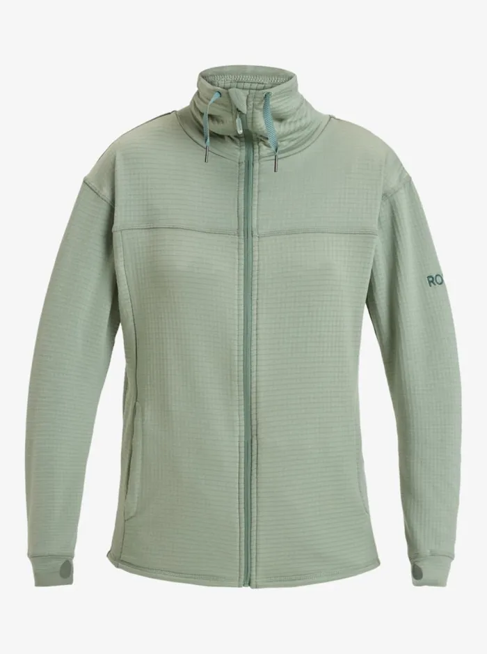Vertere 8211 ZipUp Sweatshirt Lily Pad Women Roxy Sweatshirts and Hoodies