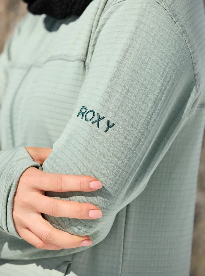 Vertere 8211 ZipUp Sweatshirt Lily Pad Women Roxy Sweatshirts and Hoodies