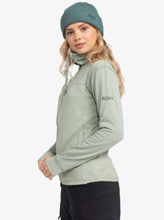 Vertere 8211 ZipUp Sweatshirt Lily Pad Women Roxy Sweatshirts and Hoodies