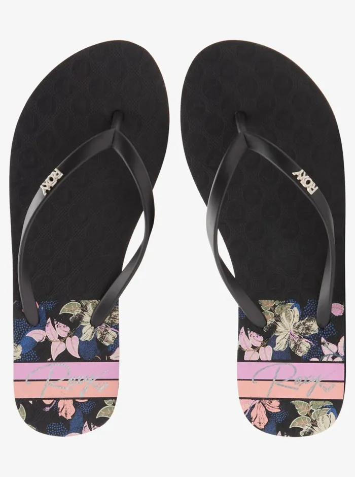 Viva Printed 8211 FlipFlops Dusk Blue Women Roxy Shoes Viva Printed 8211 FlipFlops Dusk Blue Women Roxy Shoes