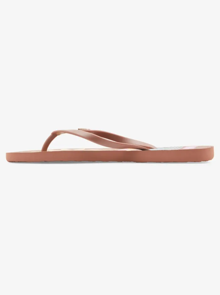Viva Stamp 8211 FlipFlops Brown Women Roxy Shoes