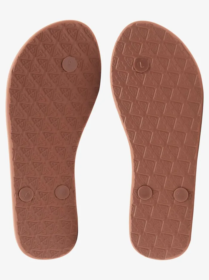Viva Stamp 8211 FlipFlops Brown Women Roxy Shoes