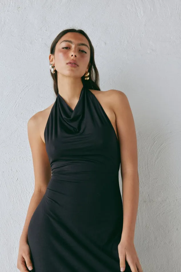 VRG GRL MidiMaxi Dresses Women Noa Maxi Dress Black VRG GRL MidiMaxi Dresses Women Noa Maxi Dress Black