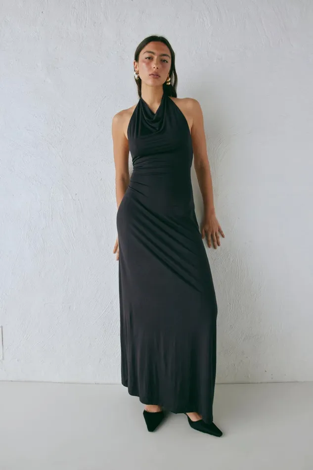 VRG GRL MidiMaxi Dresses Women Noa Maxi Dress Black VRG GRL MidiMaxi Dresses Women Noa Maxi Dress Black