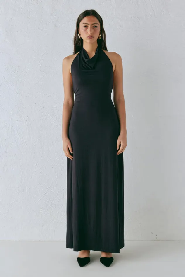 VRG GRL MidiMaxi Dresses Women Noa Maxi Dress Black VRG GRL MidiMaxi Dresses Women Noa Maxi Dress Black