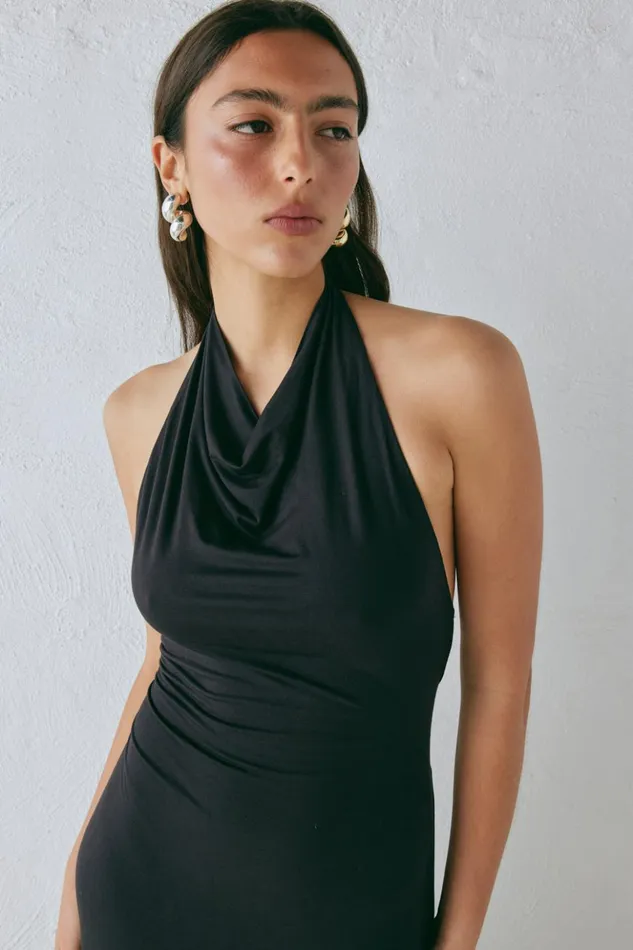 VRG GRL MidiMaxi Dresses Women Noa Maxi Dress Black VRG GRL MidiMaxi Dresses Women Noa Maxi Dress Black