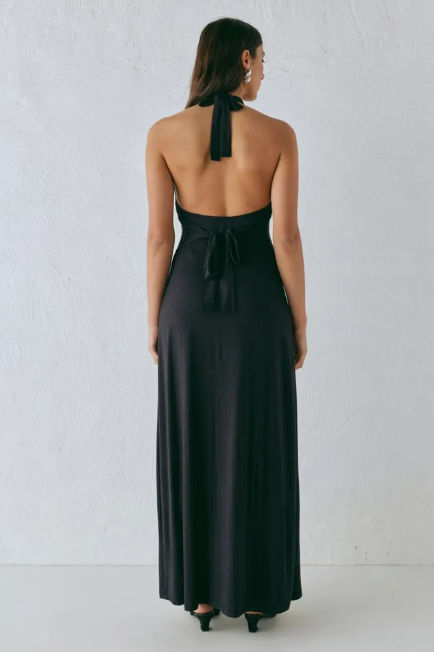 VRG GRL MidiMaxi Dresses Women Noa Maxi Dress Black VRG GRL MidiMaxi Dresses Women Noa Maxi Dress Black
