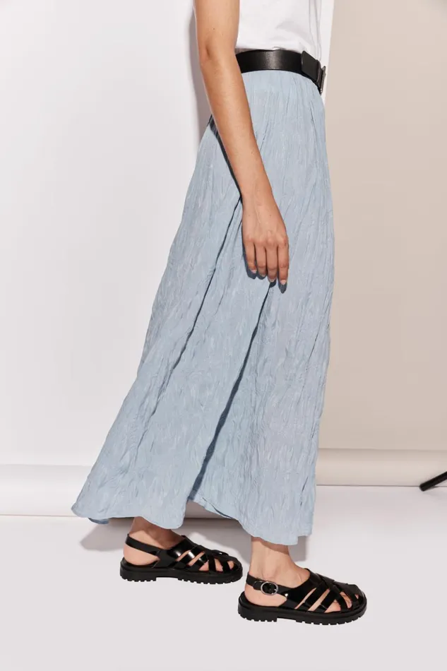 VRG GRL Skirts Women Solara Midi Skirt Sky