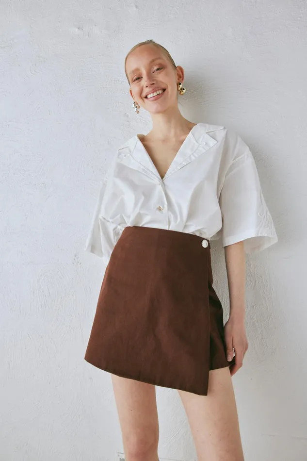 VRG GRL Skorts Women Cove Skort Chocolate