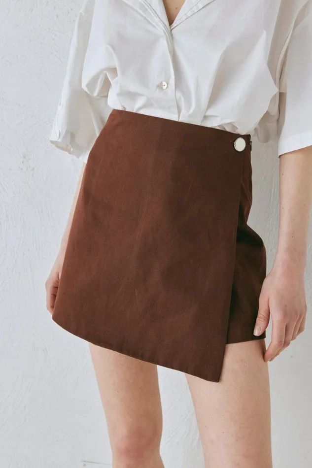 VRG GRL Skorts Women Cove Skort Chocolate