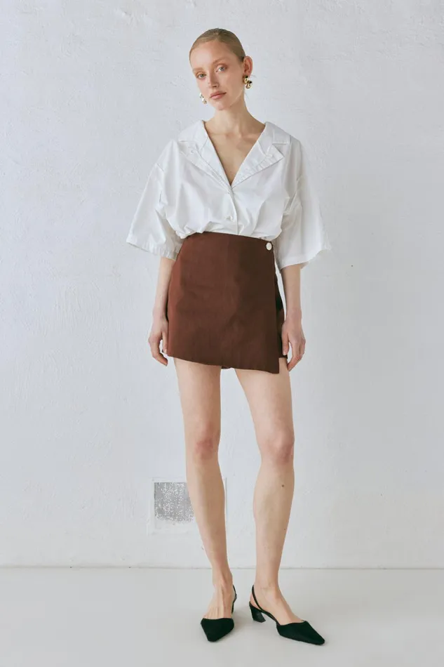 VRG GRL Skorts Women Cove Skort Chocolate