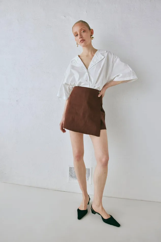 VRG GRL Skorts Women Cove Skort Chocolate