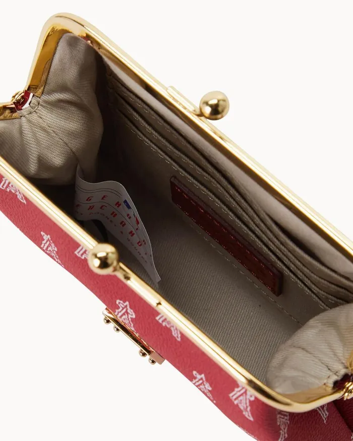 Wallets Women Dooney and Bourke MLB Angels Large Framed Purse Angels