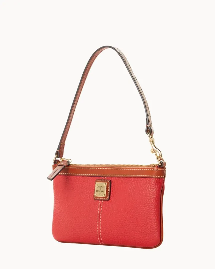Wallets Women Dooney and Bourke Pebble Grain Large Slim Wristlet Red Wallets Women Dooney and Bourke Pebble Grain Large Slim Wristlet Red
