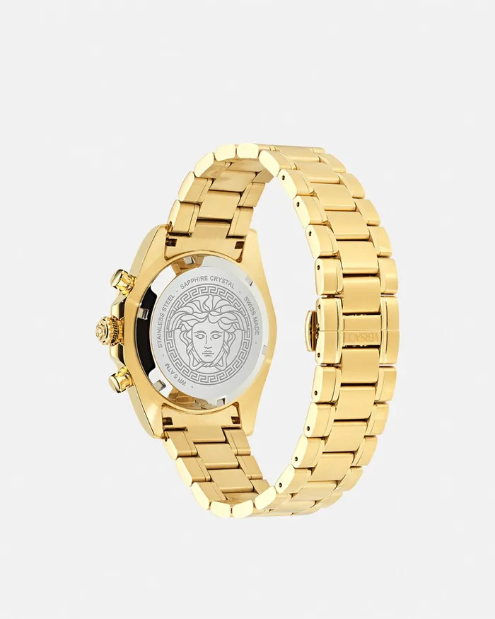 Watches Men Versace Chrono X Watch Gold