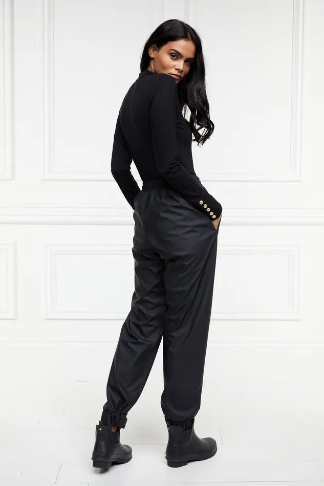 Waterproof Rain Trouser Black Women Holland Cooper Trousers