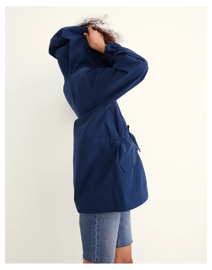 Waterproof Raincloud Raincoat Classic Indigo Women Madewell Jackets Waterproof Raincloud Raincoat Classic Indigo Women Madewell Jackets