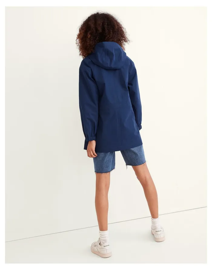 Waterproof Raincloud Raincoat Classic Indigo Women Madewell Jackets Waterproof Raincloud Raincoat Classic Indigo Women Madewell Jackets