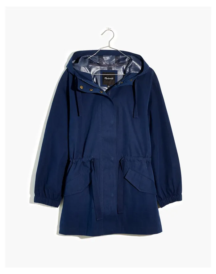 Waterproof Raincloud Raincoat Classic Indigo Women Madewell Jackets Waterproof Raincloud Raincoat Classic Indigo Women Madewell Jackets