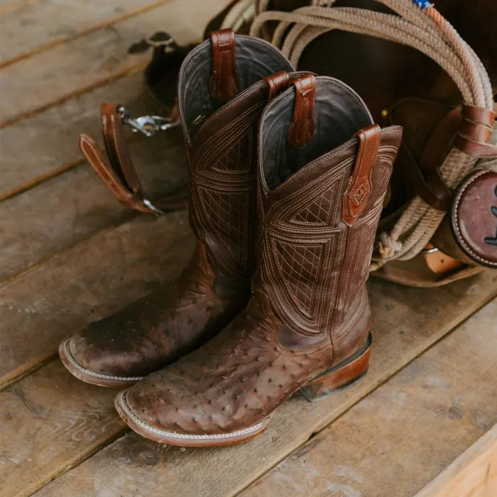 Western Men Stetson Jackson Boots Brown