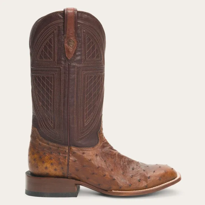 Western Men Stetson Jackson Boots Brown