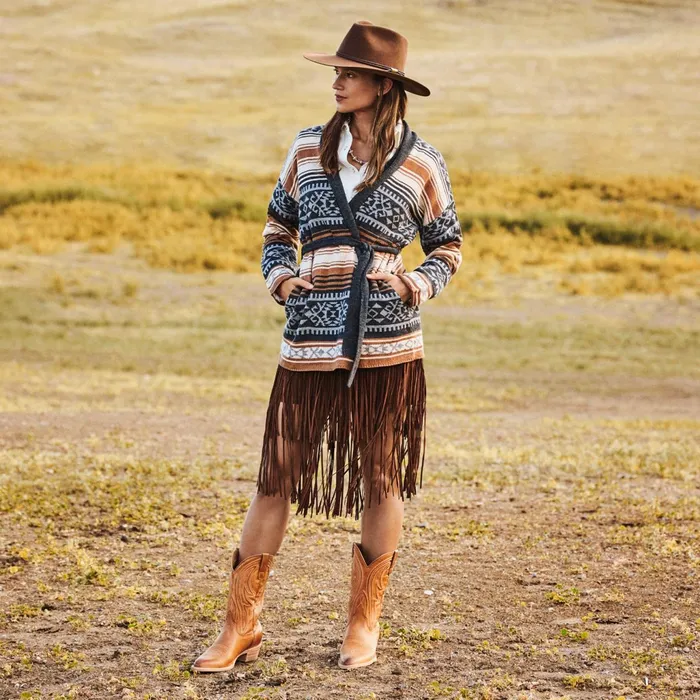 Western Women Stetson Nora Boots Tan