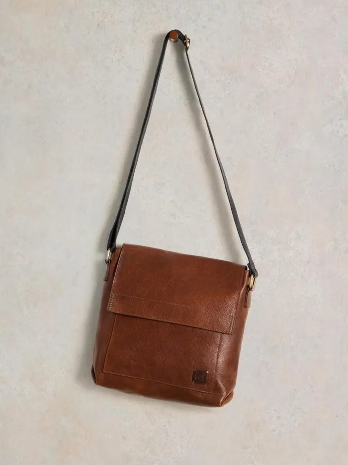 White Stuff Bags Frankie Leather Crossbody Bag Mid Tan 8211 Men