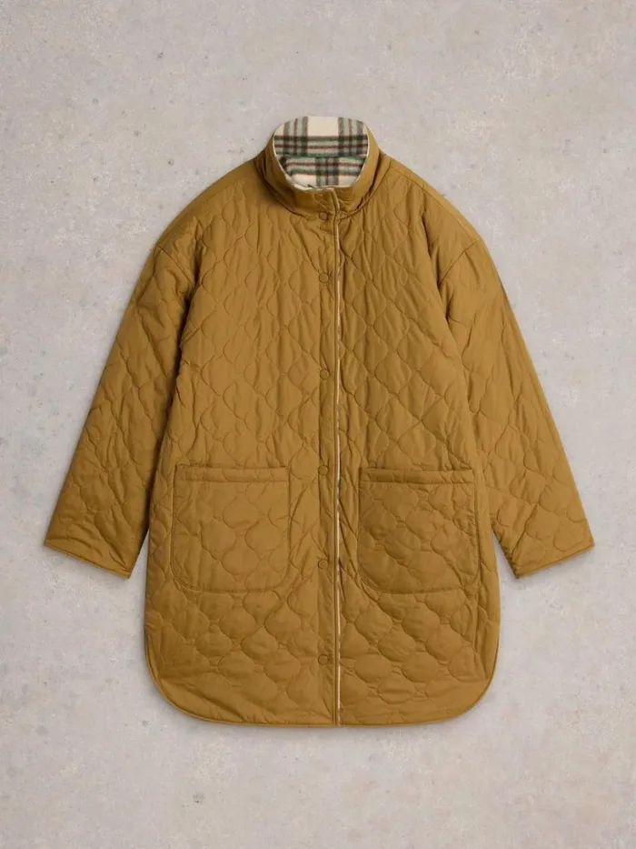 White Stuff Coats and Jackets Marlowe Reversible Check Coat Ivory Multi 8211 Women White Stuff Coats and Jackets Marlowe Reversible Check Coat Ivory Multi 8211 Women