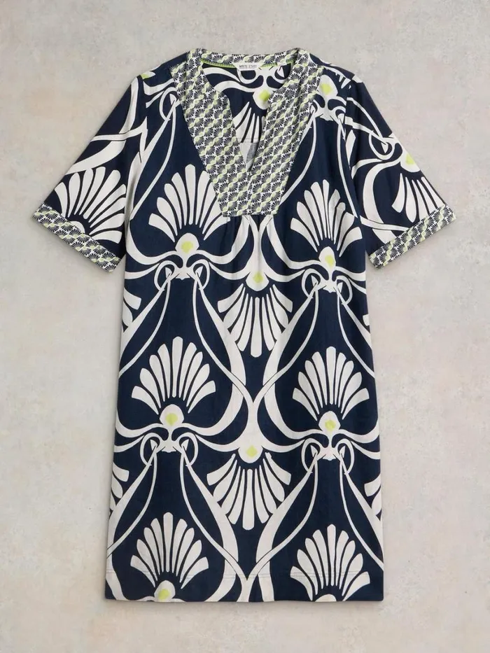 White Stuff Dresses Ash Linen Dress Navy Print 8211 Women White Stuff Dresses Ash Linen Dress Navy Print 8211 Women