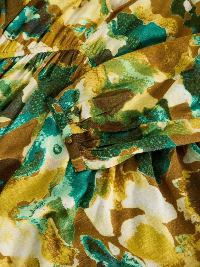 White Stuff Dresses Imogen Midi Dress Yellow Print 8211 Women