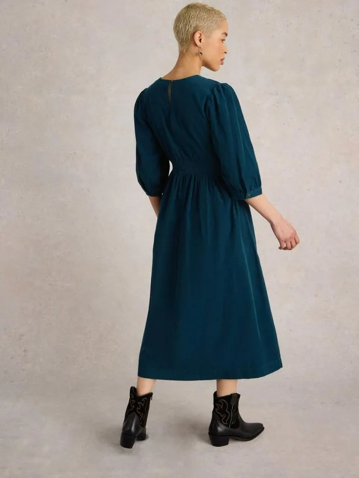 White Stuff Dresses Lucy Cord Dress Dk Teal 8211 Women White Stuff Dresses Lucy Cord Dress Dk Teal 8211 Women