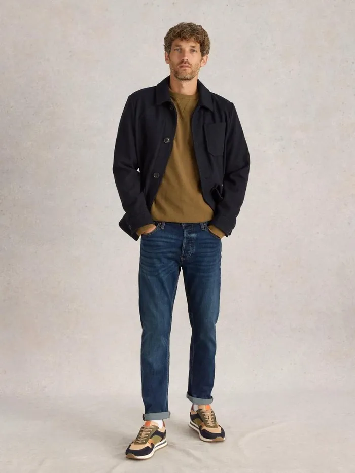 White Stuff Jeans Eastwood Straight Jean Zip Fly Mid Denim 8211 Men