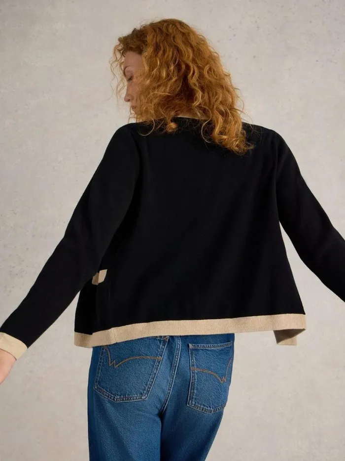 White Stuff Knitwear CHARLOTTE CARDI Black Multi 8211 Women White Stuff Knitwear CHARLOTTE CARDI Black Multi 8211 Women
