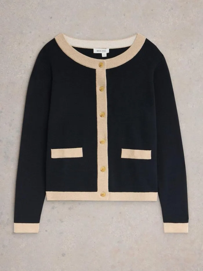 White Stuff Knitwear CHARLOTTE CARDI Black Multi 8211 Women White Stuff Knitwear CHARLOTTE CARDI Black Multi 8211 Women