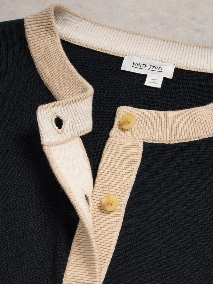 White Stuff Knitwear CHARLOTTE CARDI Black Multi 8211 Women White Stuff Knitwear CHARLOTTE CARDI Black Multi 8211 Women