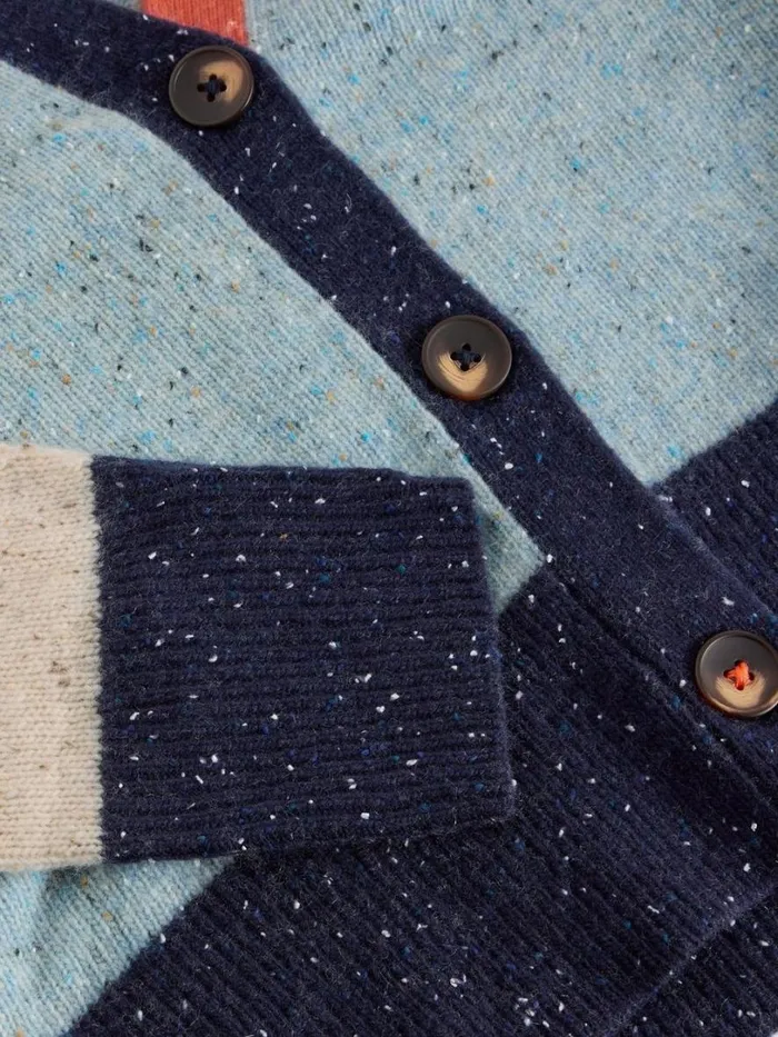 White Stuff Knitwear COLOURBLOCK NEP CARDI Blue Multi 8211 Women White Stuff Knitwear COLOURBLOCK NEP CARDI Blue Multi 8211 Women