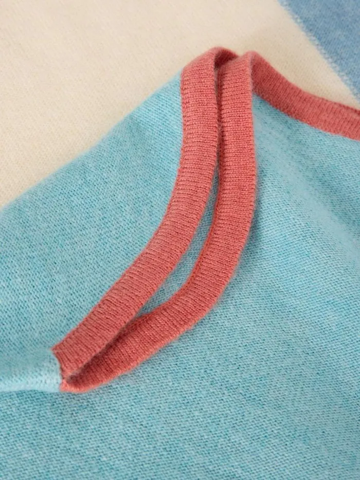 White Stuff Knitwear EMMA COLOURBLOCK JUMPER Blue Multi 8211 Women White Stuff Knitwear EMMA COLOURBLOCK JUMPER Blue Multi 8211 Women