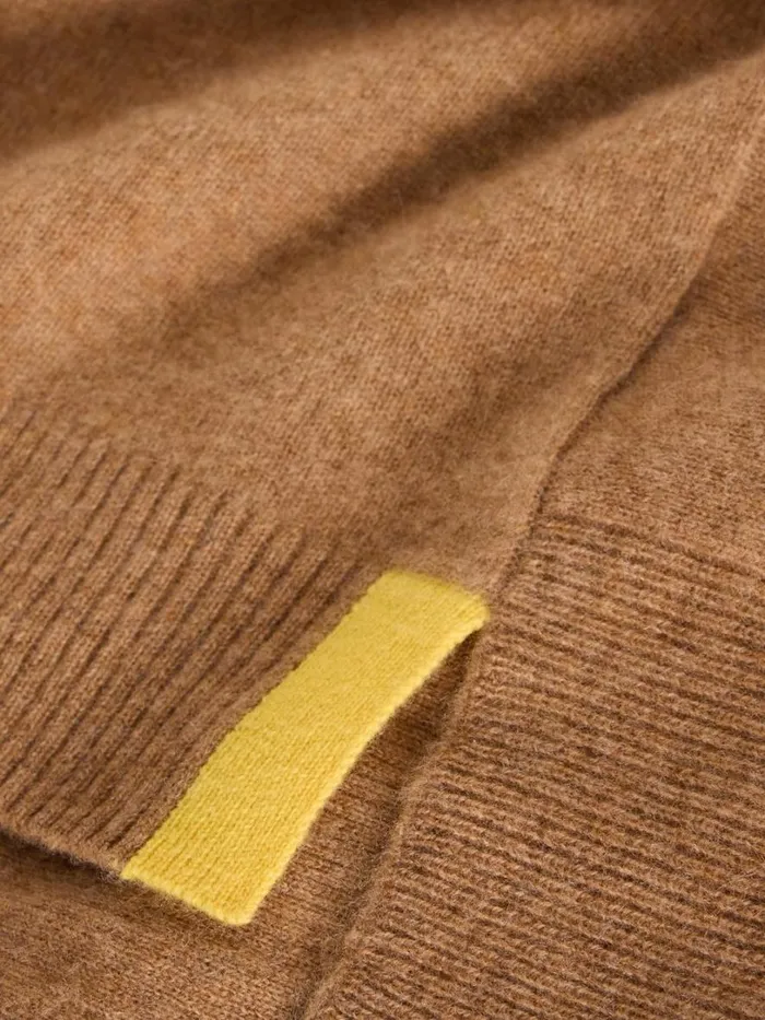 White Stuff Knitwear HOLLY CASHMERE JUMPER Mid Brown 8211 Women