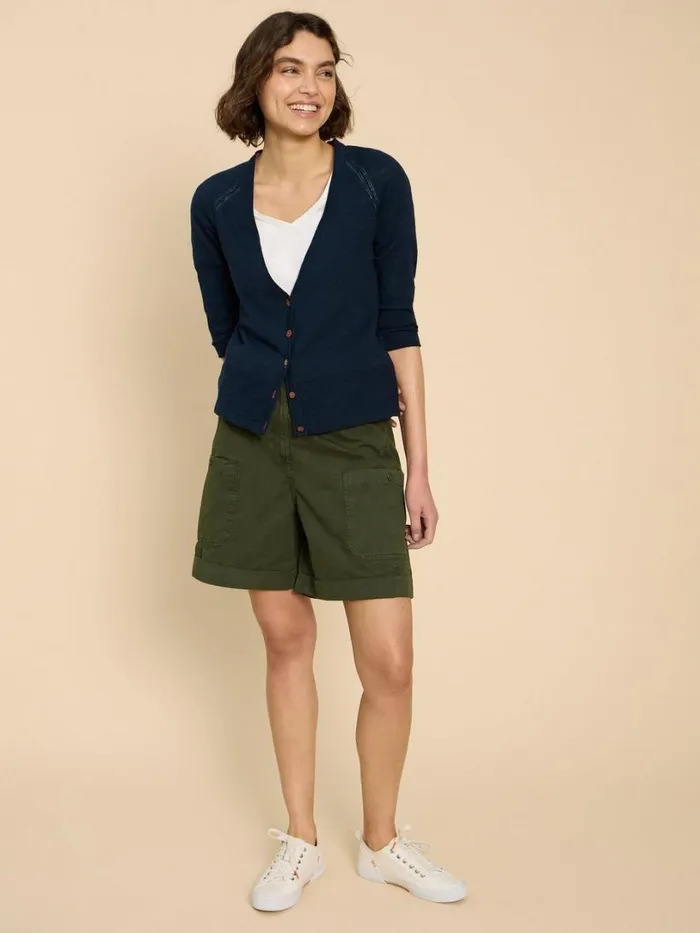 White Stuff Knitwear NARIA V NECK CARDI Dark Navy 8211 Women White Stuff Knitwear NARIA V NECK CARDI Dark Navy 8211 Women