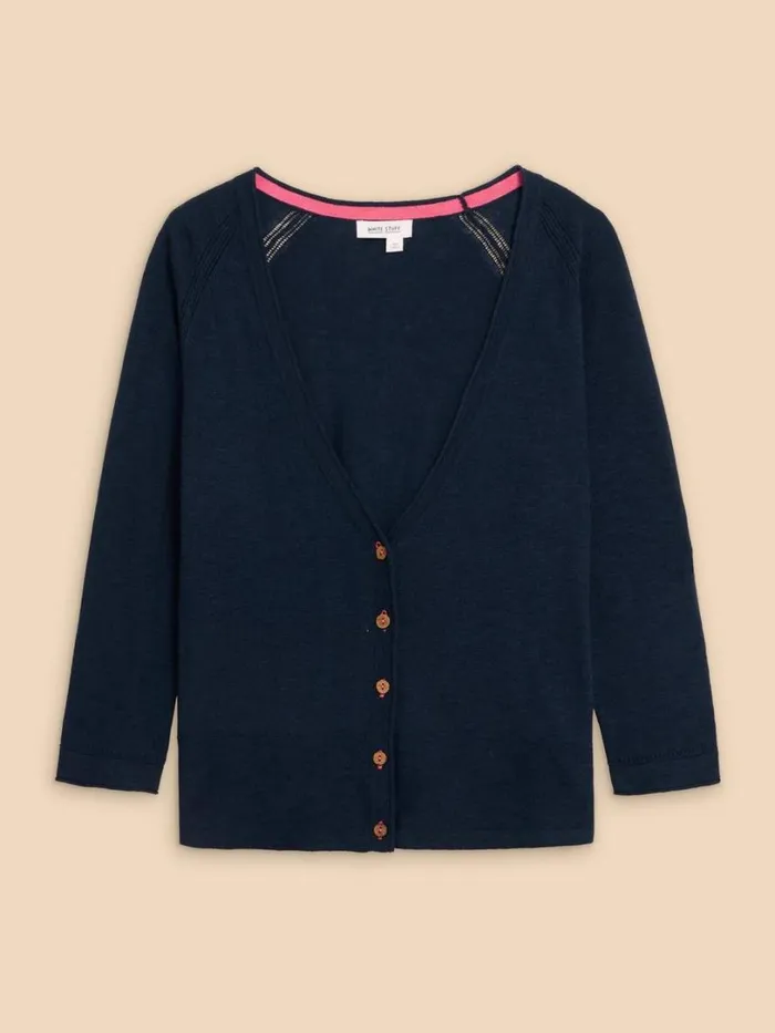 White Stuff Knitwear NARIA V NECK CARDI Dark Navy 8211 Women White Stuff Knitwear NARIA V NECK CARDI Dark Navy 8211 Women