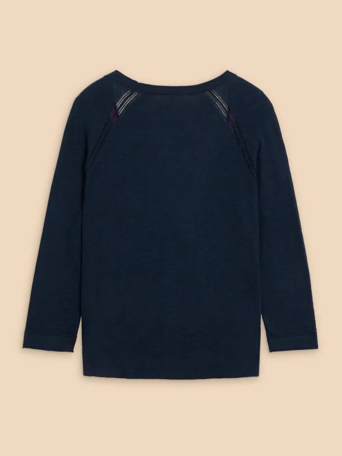 White Stuff Knitwear NARIA V NECK CARDI Dark Navy 8211 Women White Stuff Knitwear NARIA V NECK CARDI Dark Navy 8211 Women