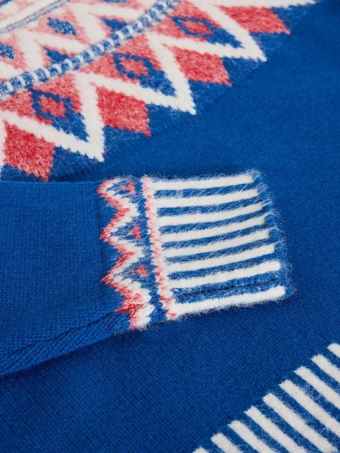 White Stuff Knitwear SAPPHIRE FAIRISLE JUMPER Blue Multi 8211 Women