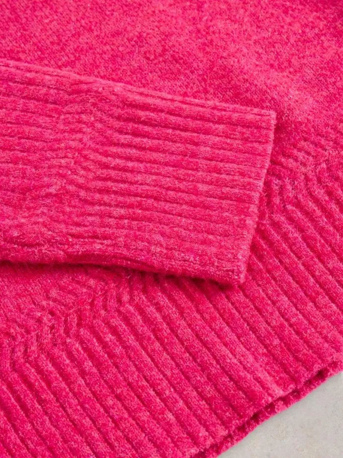 White Stuff Knitwear SOPHIA JUMPER Bright Pink 8211 Women