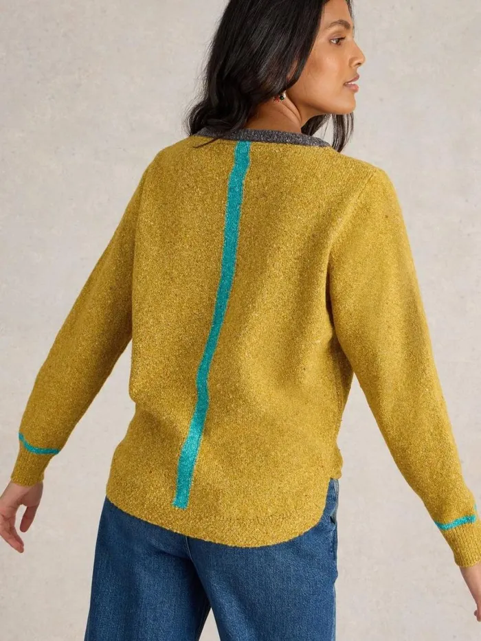 White Stuff Knitwear TALIA NEP JUMPER Chartreuse Multi 8211 Women White Stuff Knitwear TALIA NEP JUMPER Chartreuse Multi 8211 Women