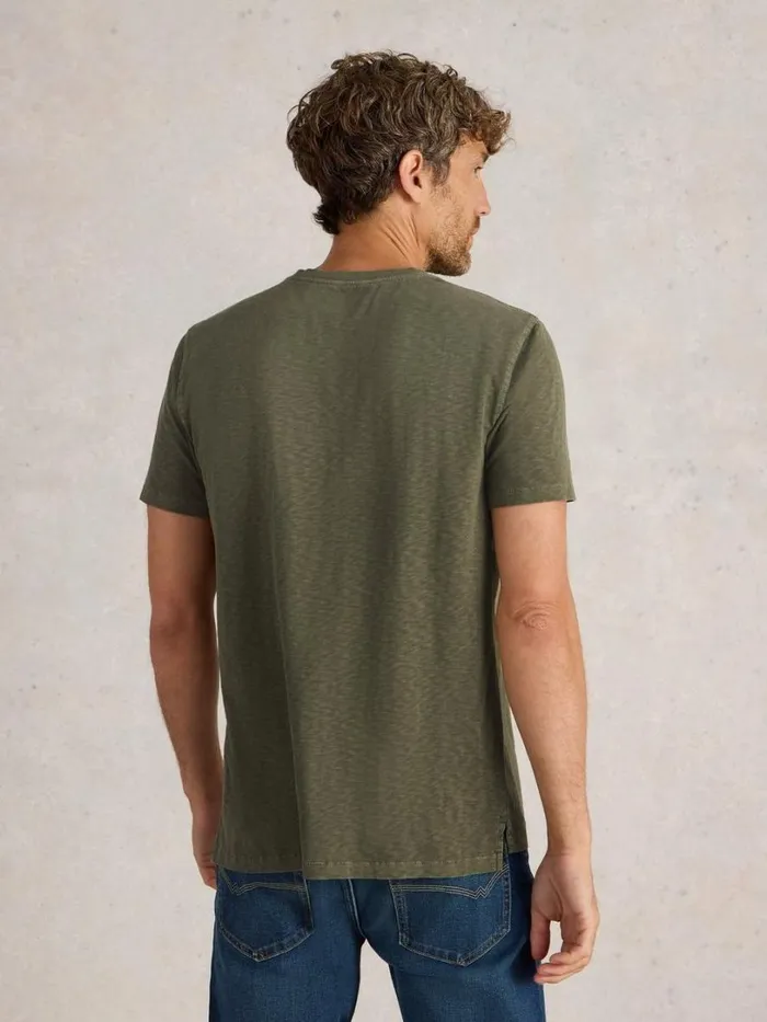 White Stuff Loungewear Abersoch Short Sleeve Tee Khaki Green 8211 Men White Stuff Loungewear Abersoch Short Sleeve Tee Khaki Green 8211 Men