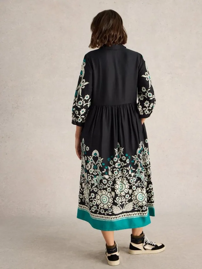 White Stuff Party Dresses Alice Shirt Dress Black Print 8211 Women White Stuff Party Dresses Alice Shirt Dress Black Print 8211 Women