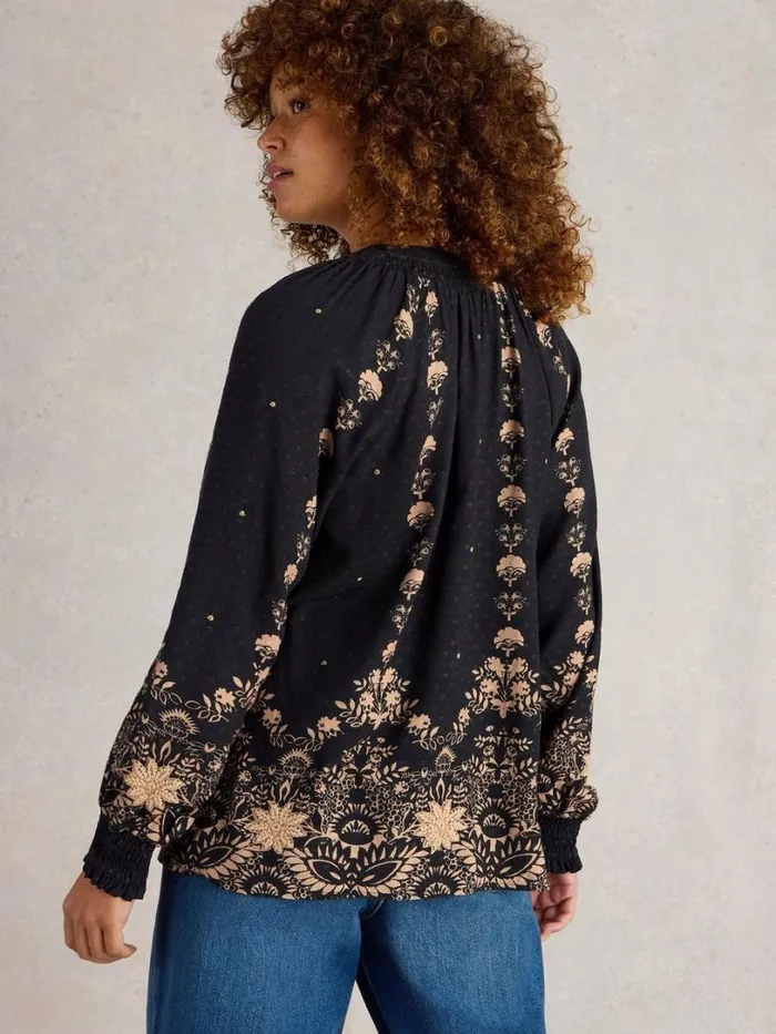 White Stuff Party Tops Robyn Embroidered Top Black Multi 8211 Women White Stuff Party Tops Robyn Embroidered Top Black Multi 8211 Women
