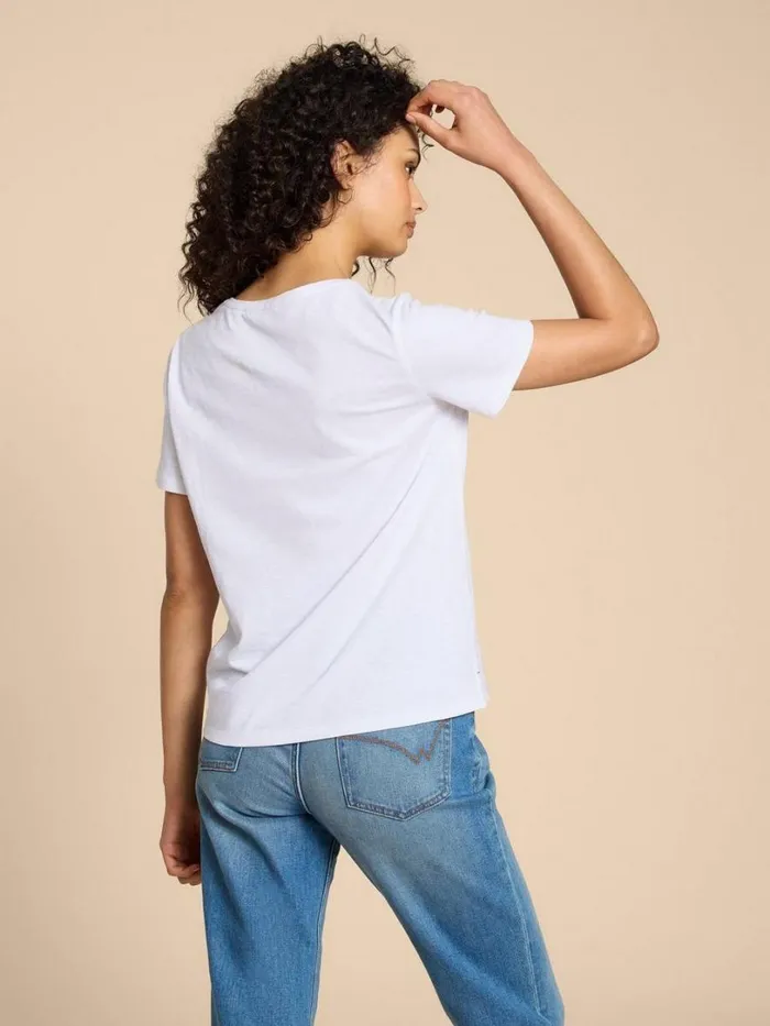 White Stuff Shirts and Blouses ABBIE TEE Brilliant White 8211 Women White Stuff Shirts and Blouses ABBIE TEE Brilliant White 8211 Women