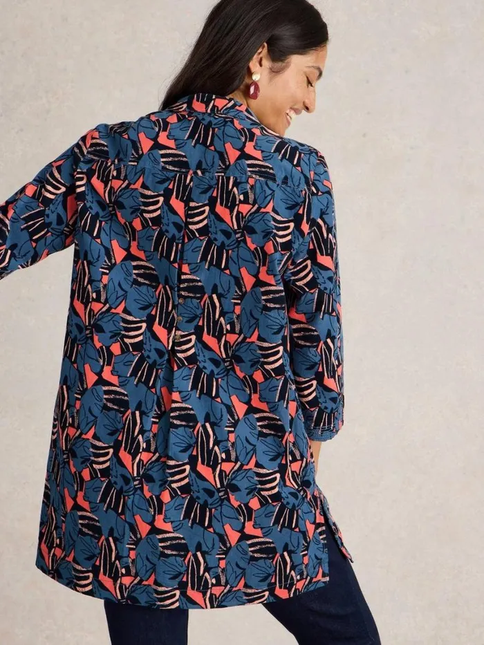 White Stuff Shirts and Blouses Blaire Cord Tunic Navy Print 8211 Women White Stuff Shirts and Blouses Blaire Cord Tunic Navy Print 8211 Women