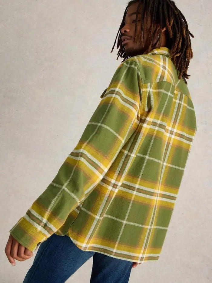 White Stuff Shirts Darwen Check Woven Overshirt Green Multi 8211 Men White Stuff Shirts Darwen Check Woven Overshirt Green Multi 8211 Men